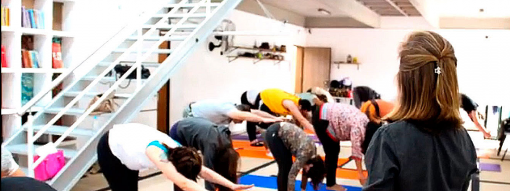 Aula do Curso de Yoga para formação de professor